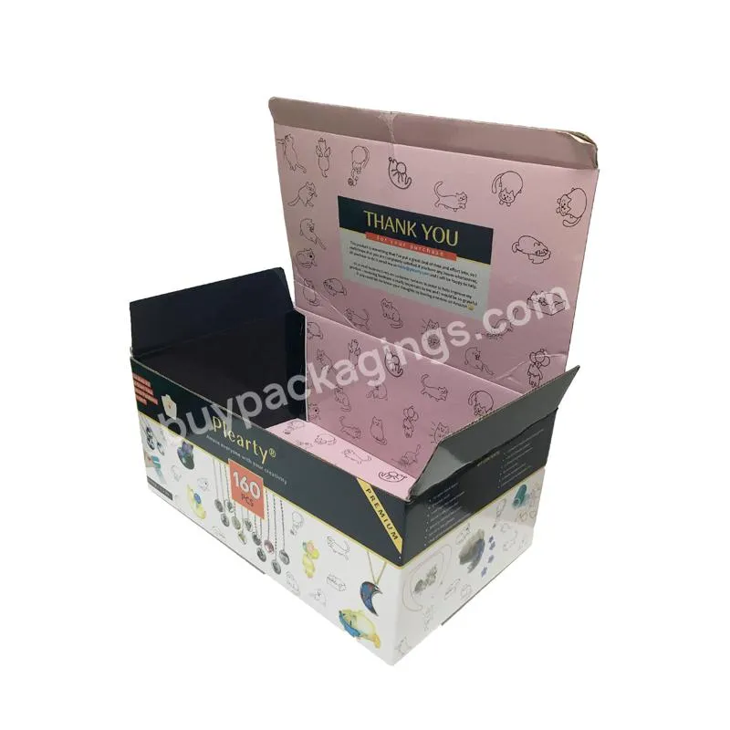 corporate gift blank eco mailer box packaging custom printed embossing paper shipping box custom
