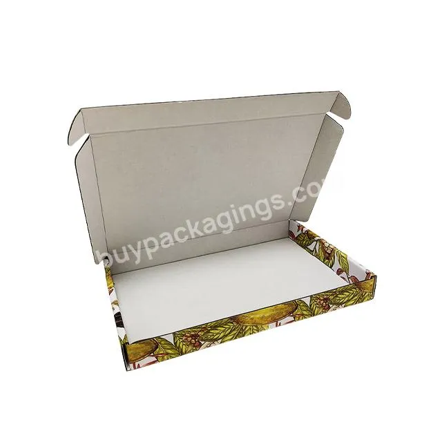 corporate gift blank kraft mailer shoe box kraft paper electronics shipping box