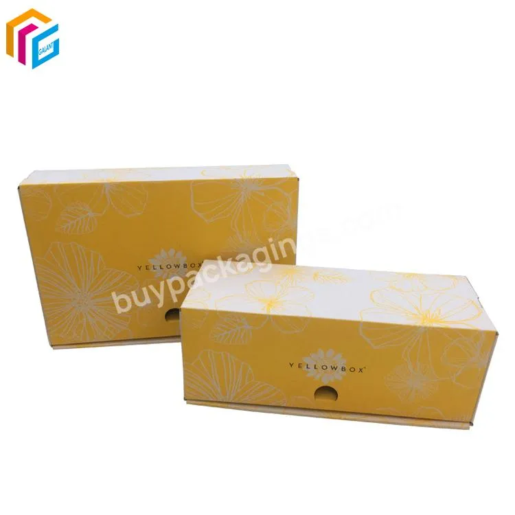 corrugataed cute package custom mailer boxes with tear strip custom shipping box packaging