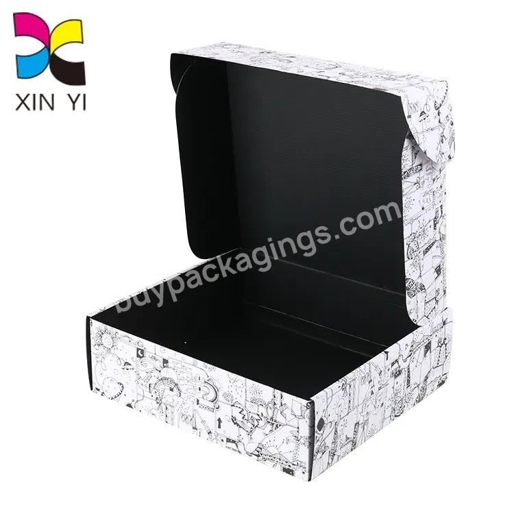 Corrugated Boxes Decorative Full Color Printing Packaging Box Tab Lock Corrugated Box