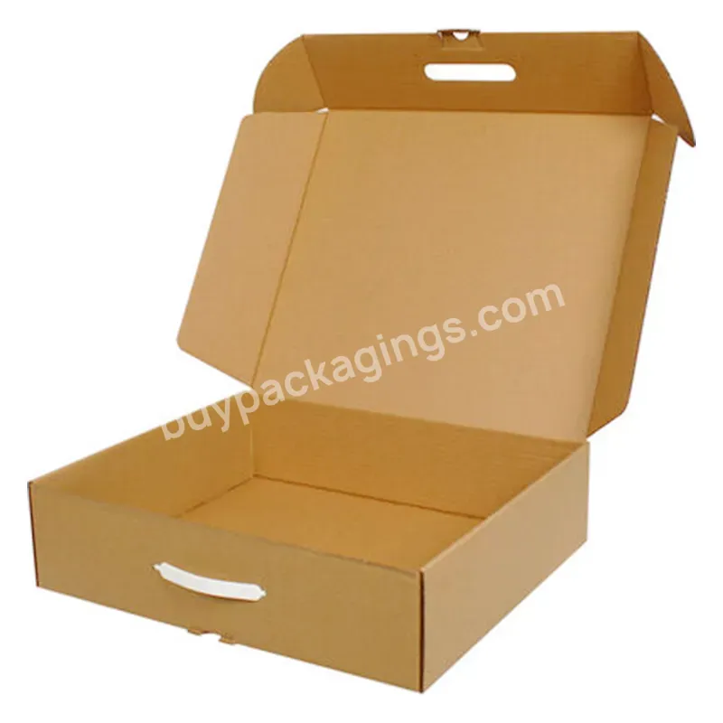 Corrugated Brown Paper Kraft Cardboard Box Packaging Custom Design Laptop Shipping Boxes