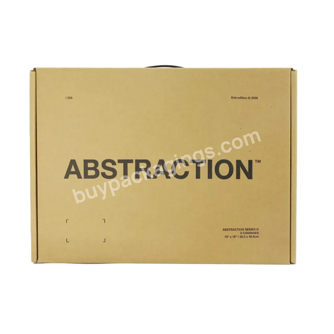 Corrugated Brown Shoe Packaging Box For Gift Packaging Kraft Paper Shipping Mailer Box