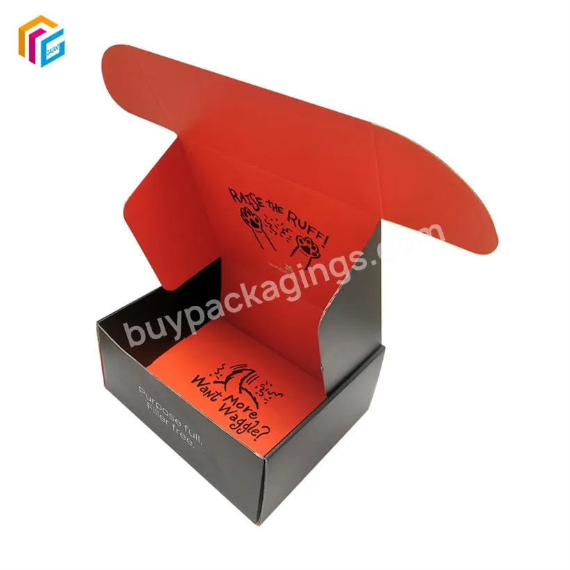 corrugated cardboard customised custom size mailer boxes custom printed stamping shipping box 17x17x3