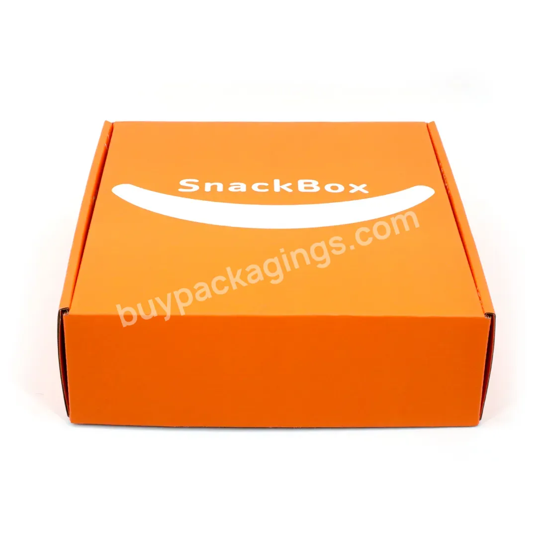 Corrugated Cardboard Paper Subscription Mailer Shipping Box With Logo