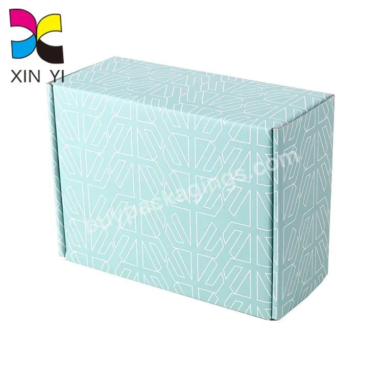 Corrugated Flute Mailer Tea Box Shipping Boxes Custom Logo Printed Packaging Boxes