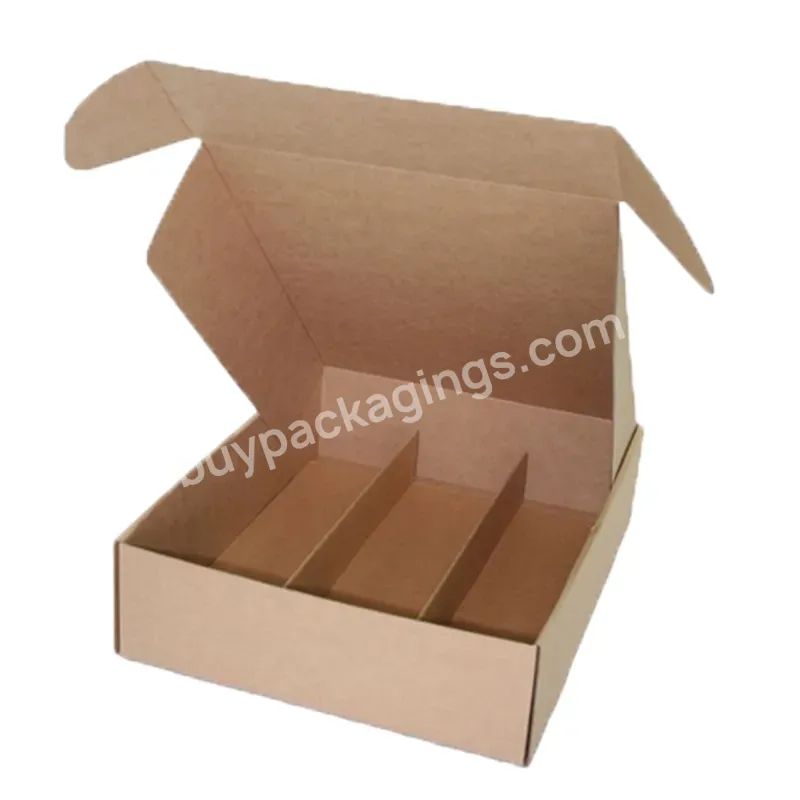 Corrugated Large Airplane Paper Box Shipping Package Custom Design And Size Folding Wine Paper Box