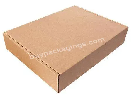 Corrugated Lipstick Mailing Brown Packaging Custom Logo Cosmetic Packaging Shipping Box