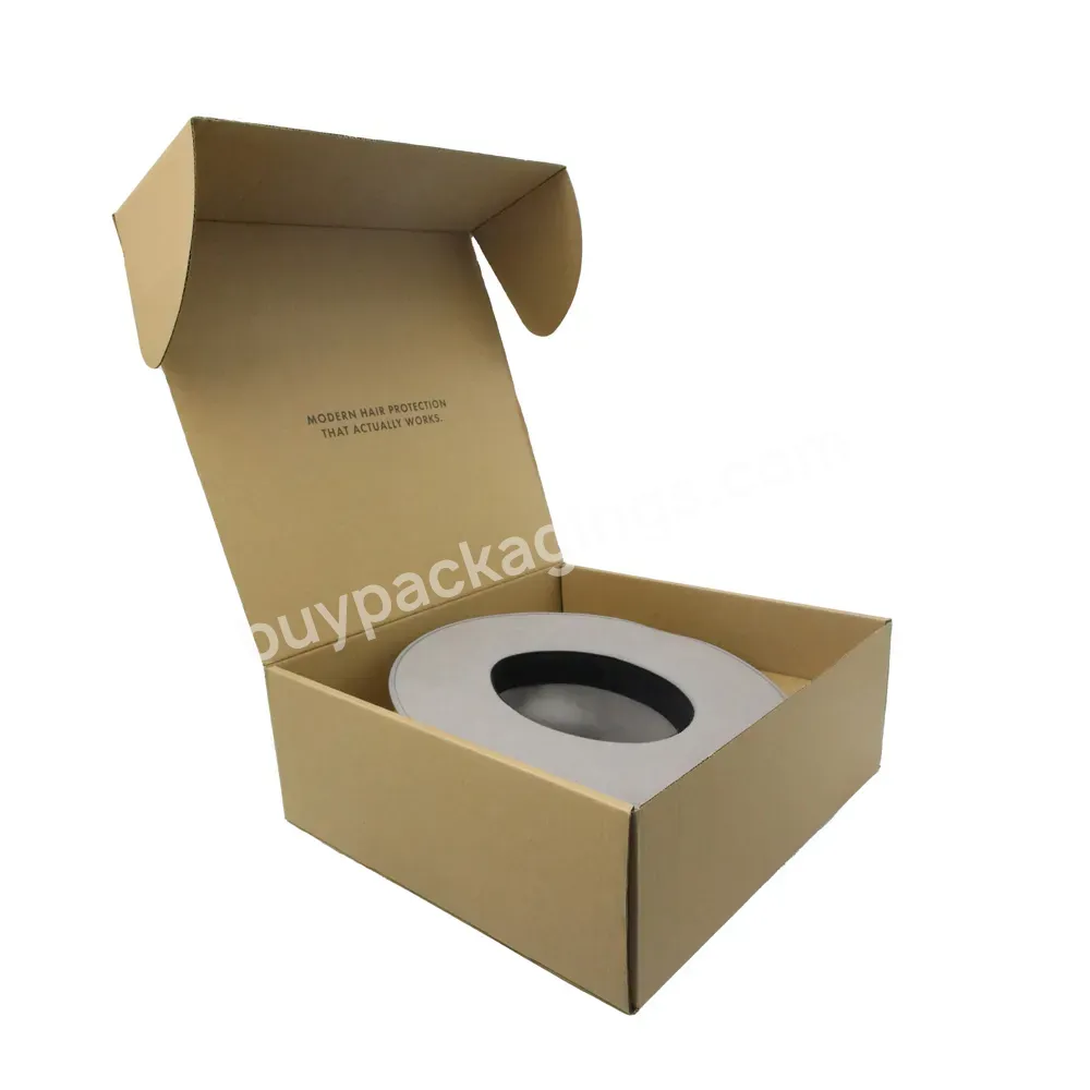 Corrugated Mailer Hat Box Packaging Printed For Hat Box With Handle