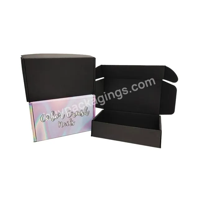 corrugated mailing kraft mailer box for clothes packaging box custom printed printed corrugated box