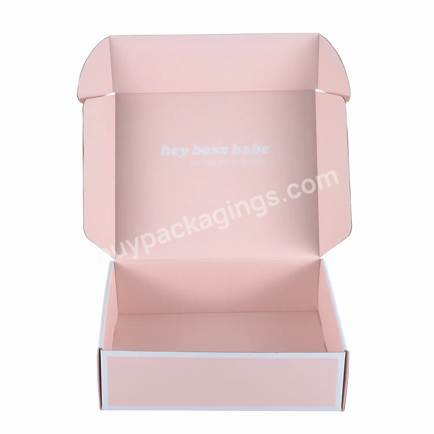 Corrugated Paper Display Books Beauty Box Cosmetics Packaging Logo Wig Mailer Shipping Box Low Moq