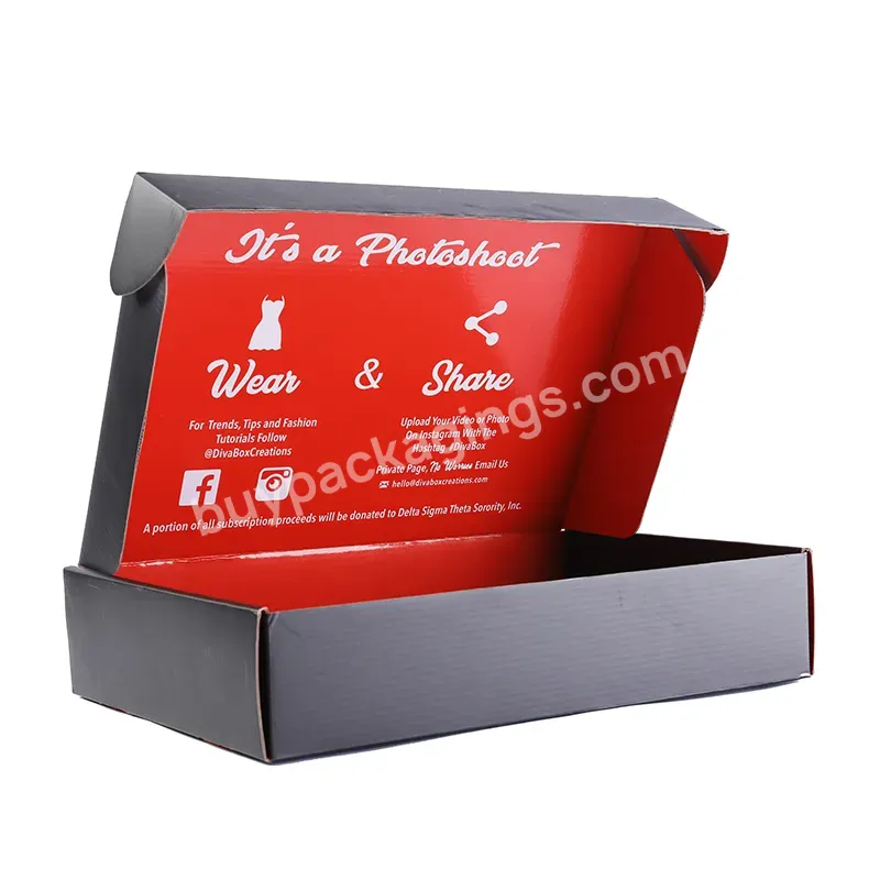 Corrugated Paper Packaging Box Wholesale Custom Printed Size Logo Shipping Mailer Paper Boxes For Cosmetic