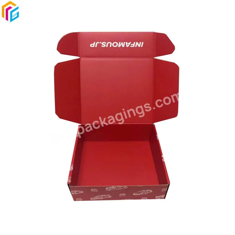 corrugated paper shipping small wholesale mailer boxes packaging tear off 8 x 8 x 8 custom shipping box