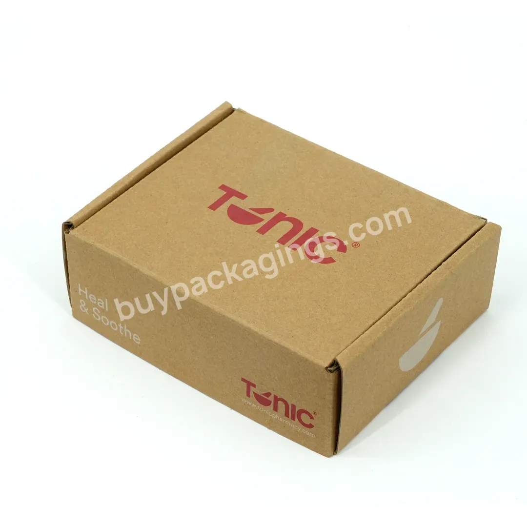 Corrugated Printed Custom Recycled Mailer Shipping Box For Clothing