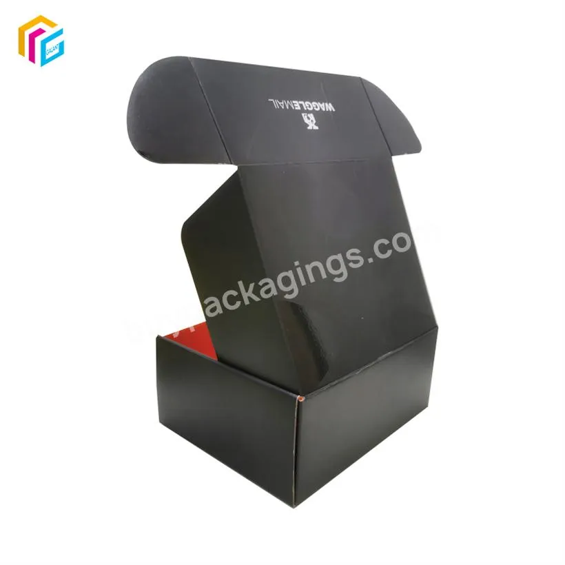 corrugated shipping folding corrugated carton mailer boxes sealing trip degradable shipping box