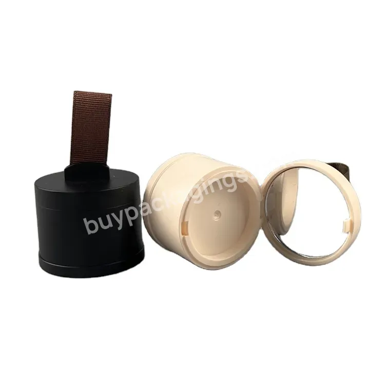 Cosmetic 5g Matte Surface Hairline Powder Container With Mirror Puff Dry Shampoo Powder Container