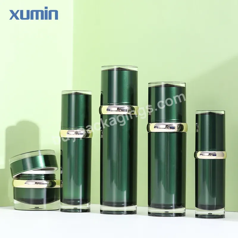 Cosmetic Acrylic Foundation Bottle 30g Cream Acrylic Jar 30ml 50ml 80ml 120ml Emty Bottle Plastic For Acrylic Bottle 30 Ml