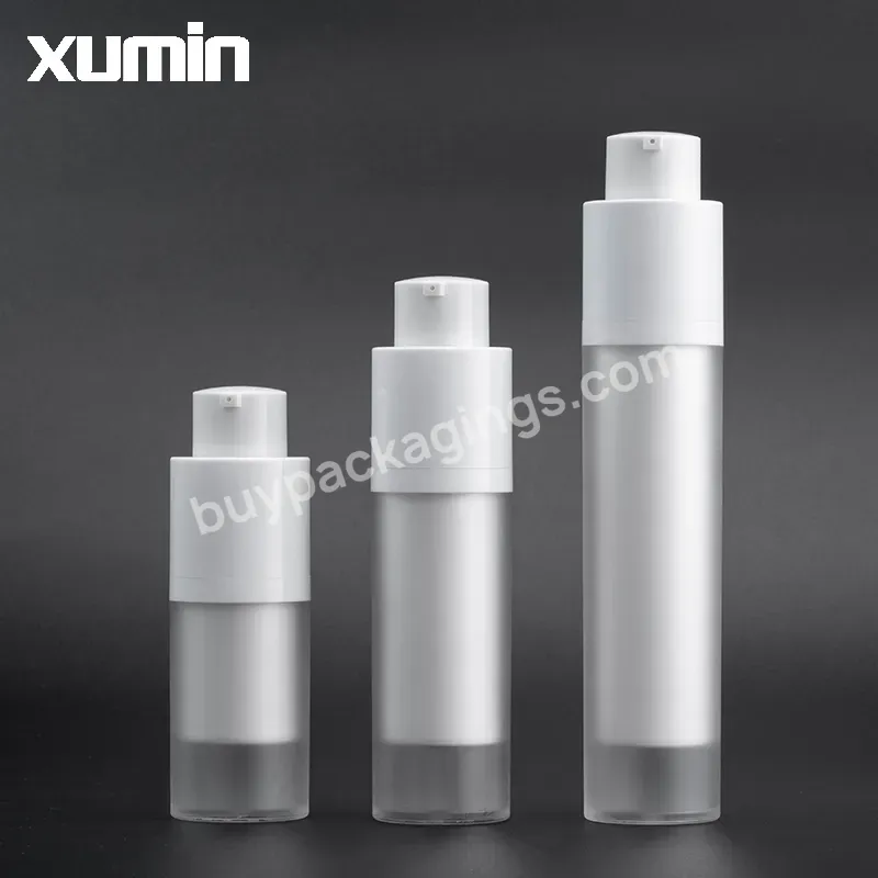 Cosmetic Airless Bottle 15ml 30ml 50 Ml Airless Pump Bottle