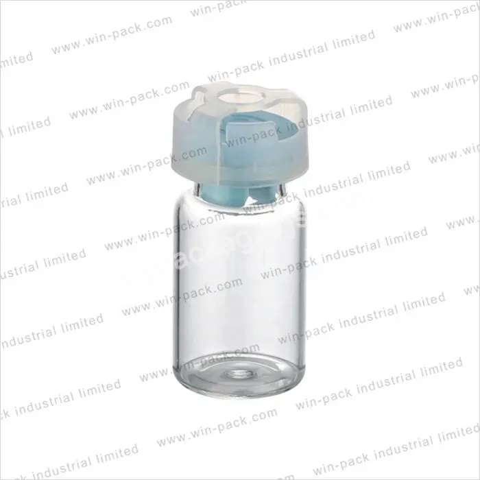 Cosmetic Amber 5ml 10ml Serum Essential Oil Bottle With Plastic Flip Cap