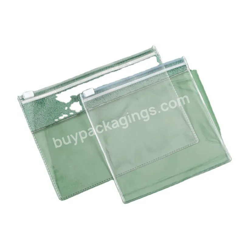 Cosmetic Bag Pvc With Logo Printed Pvc Custom Small Pvc Jewelry Plastic Zipper Bag