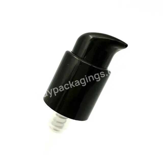 Cosmetic Black Lotion Cream Treatment Pump 20/410 For Skincare Essential Oil Glass Bottle