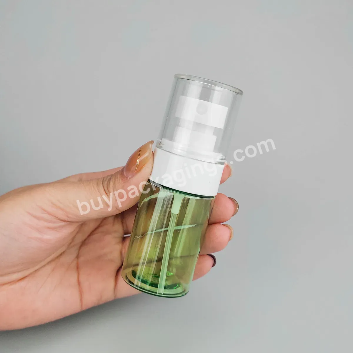 Cosmetic Body Glitter Spray Bottle Pet Plastic 30ml 50ml 60ml Fine Mist Spray Bottle Empty Room Spray Bottles