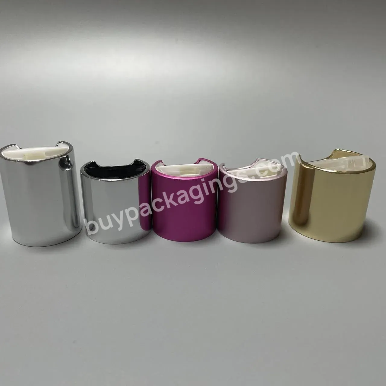 Cosmetic Bottle Cap 20/410 24/415 28/410 28/415 Aluminum Plastic Gold Silver Disc Top Cap