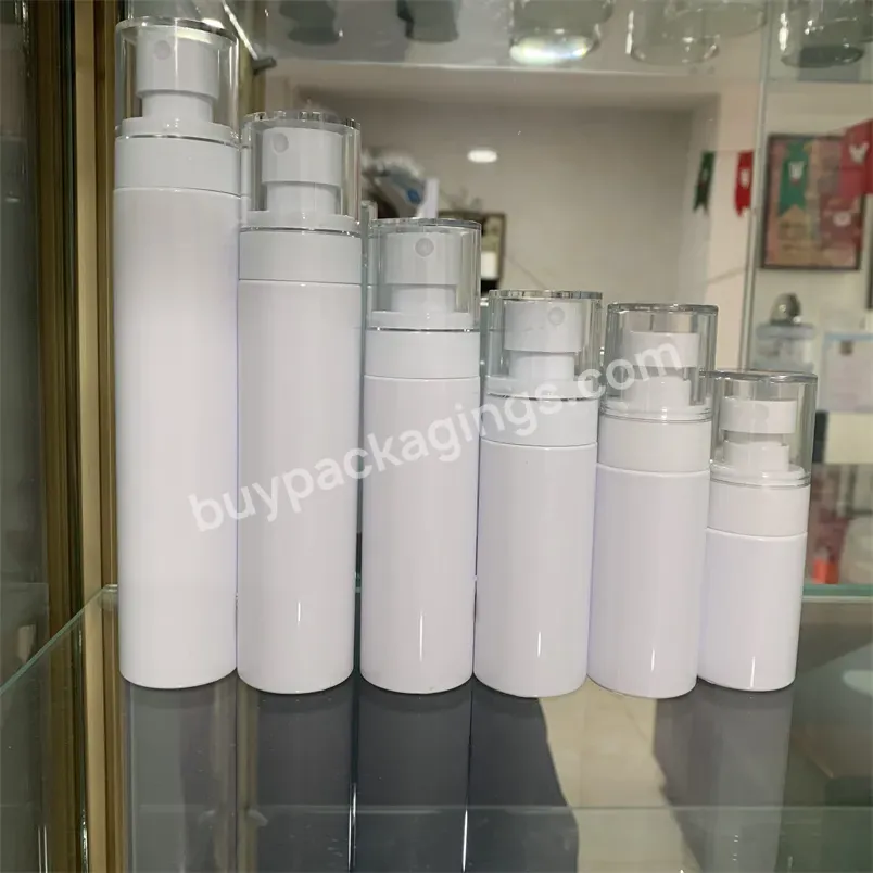 Cosmetic Container 30ml 40ml 50ml 75ml 80ml 100ml 120ml 250ml Pet Airless Mini Travel Plastic Fine Mist Airless Bottle