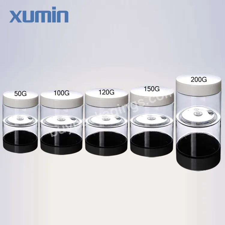 Cosmetic Cream Clear Plastic Jars With Lids 50g 100g 120g 150g 200g Plastic Jars Containers - Buy Small Plastic Jar,Plastic Jars With Screw Top Lids,8 Oz Plastic Jars.