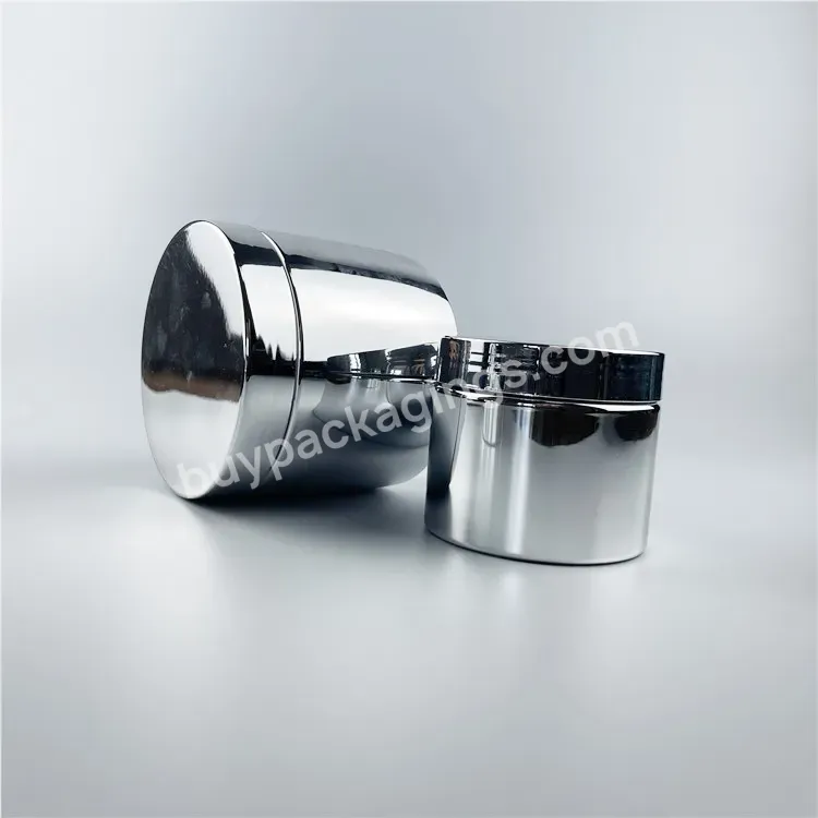 Cosmetic Empty Face Cream Packaging Silver Pcrjar 100g 150g 200g 250g 500g Cosmetic Jars