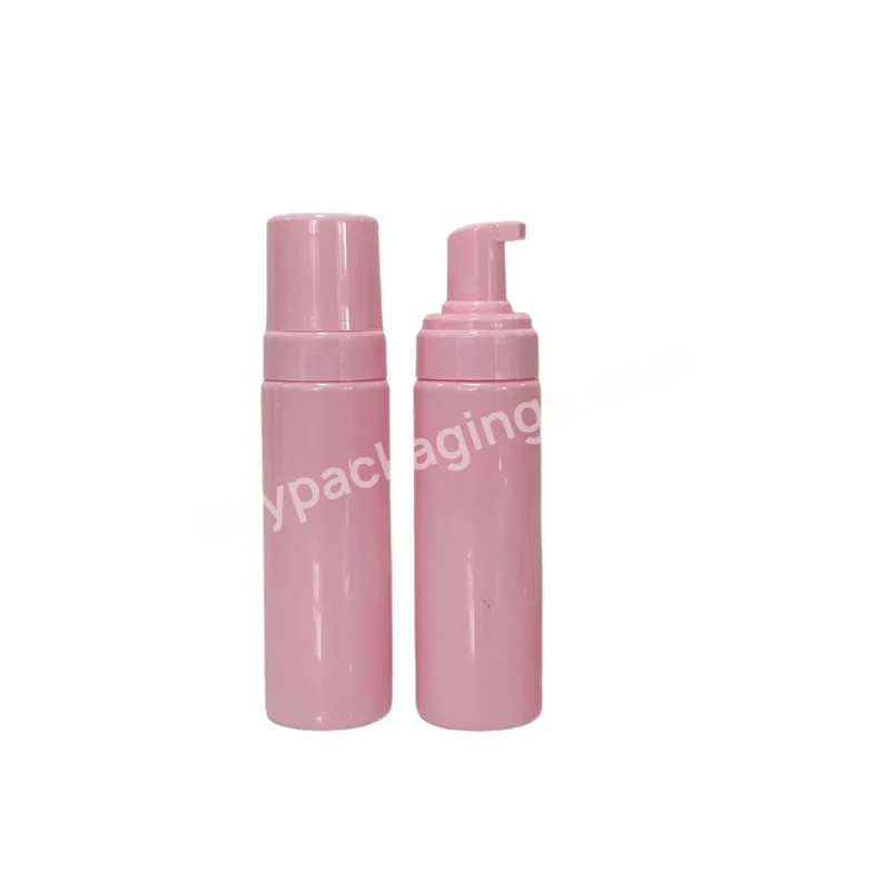 Cosmetic Facial Cleanser Mousse Bath Wash Eyelash Foaming Plastic 100ml 120ml 150ml 200ml 250ml Pink Foam Pump Bottle