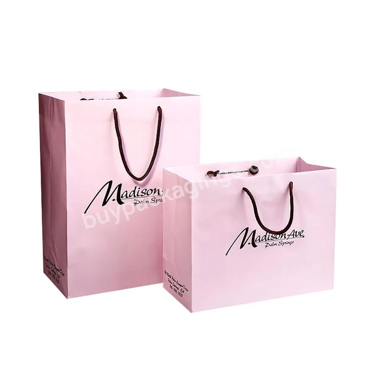 cosmetic gift cmyk printing paper bag small