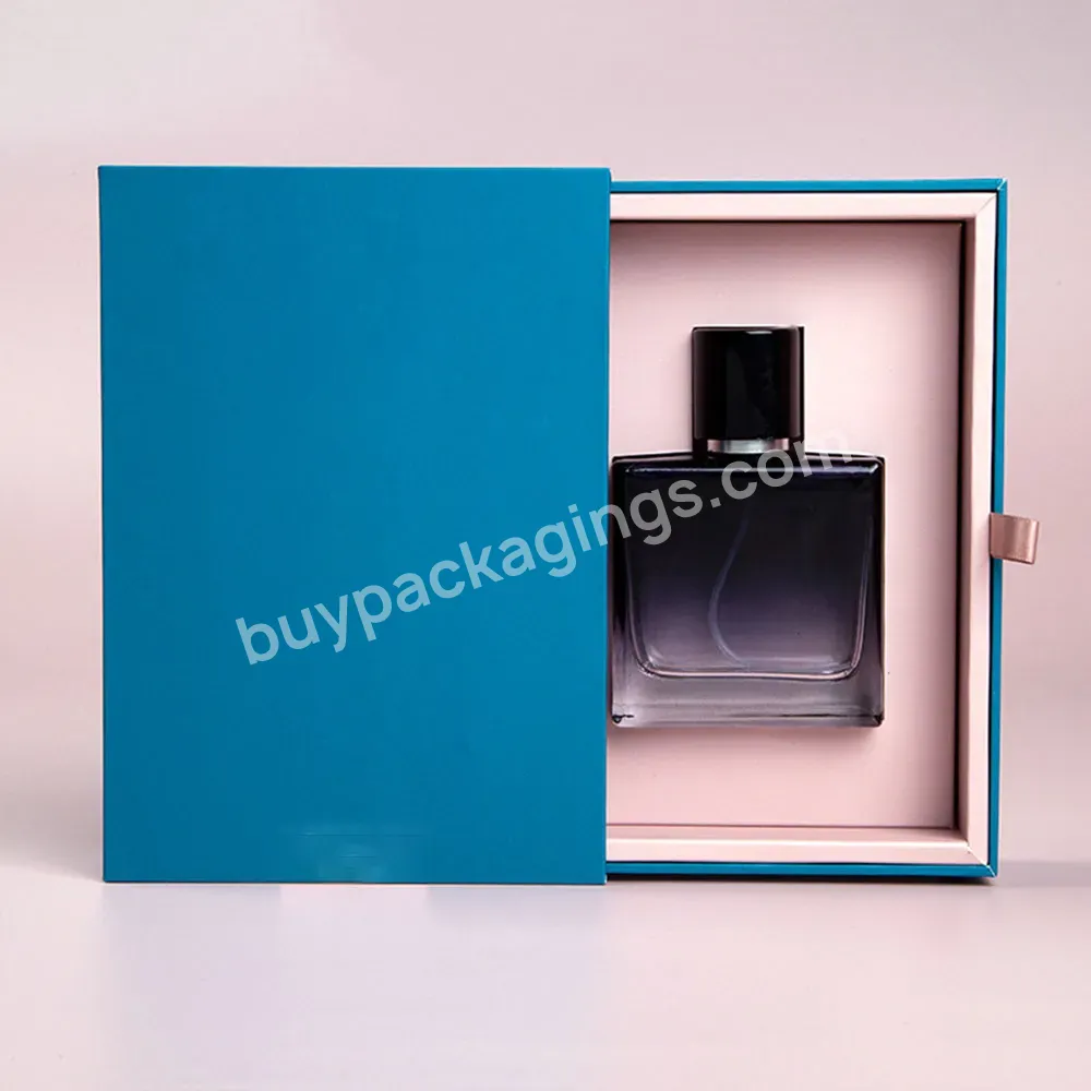 Cosmetic Gift Refillable Empty Spray Bottle Glass Box Perfume Glass Bottle Packaging Box For Perfume Bottle Packaging