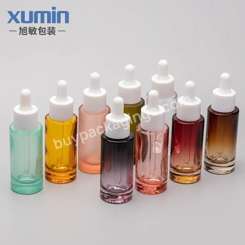 Cosmetic Glass Amber/clear/frosted/pink Dropper Bottle 30ml Personal Care Serum/essential Oil Bottles