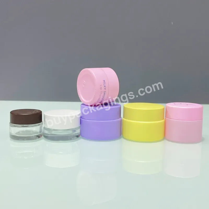 Cosmetic Glass Jar 5g 10g 15g 20g 25g Clear Glass Cream Jars 30g 50g 60g 100g Small Glass Cosmetic Jar Wholesale