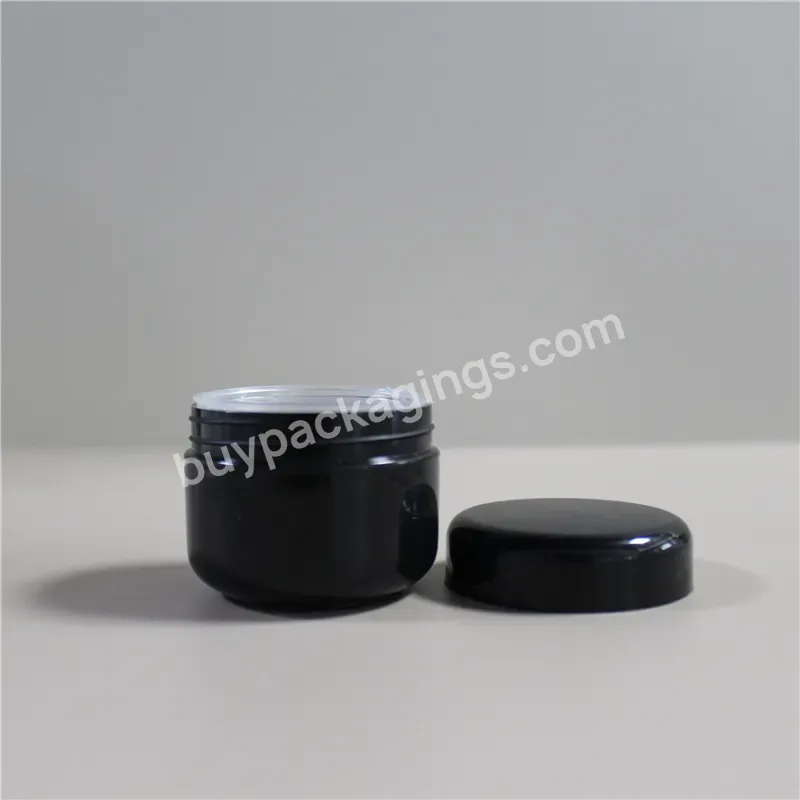 Cosmetic Jar Suppliers White Plastic Jars With Lids 4 Oz Black Lids Clear 50g 100g 150g Pet 8 Oz Plastic Cosmetic Jars Cream Set