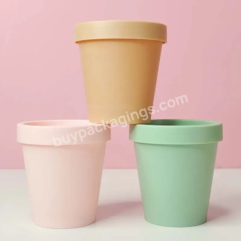 Cosmetic Jar With Inner Cap Green Pink High Quality Empty Colorful Free Sample Refillable Plastic Jar