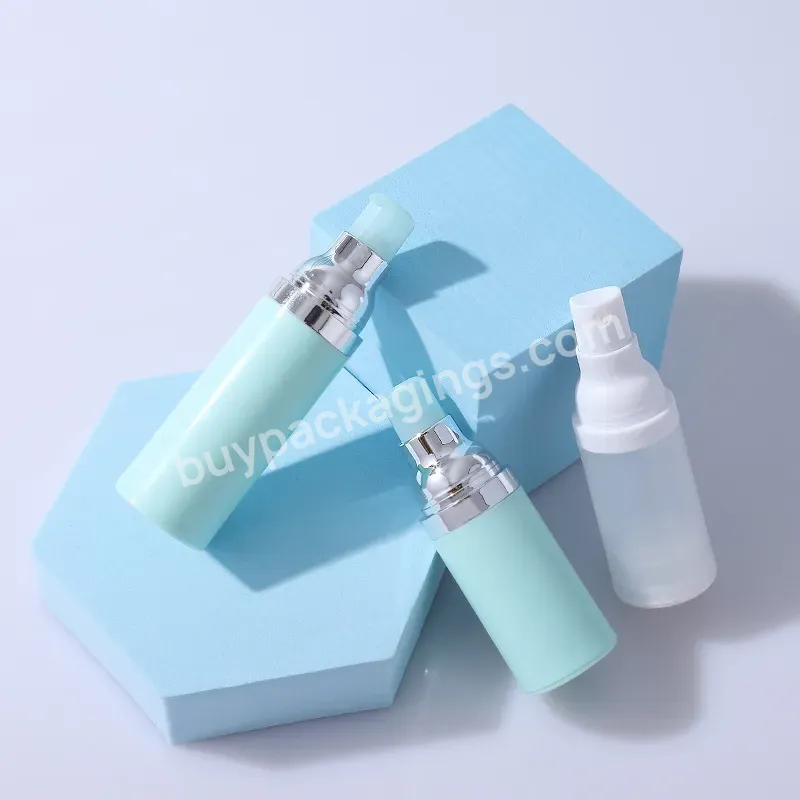 Cosmetic Makeup Skincare Products Custom Logo Mineral Water White Silver Body Lotion Bottle