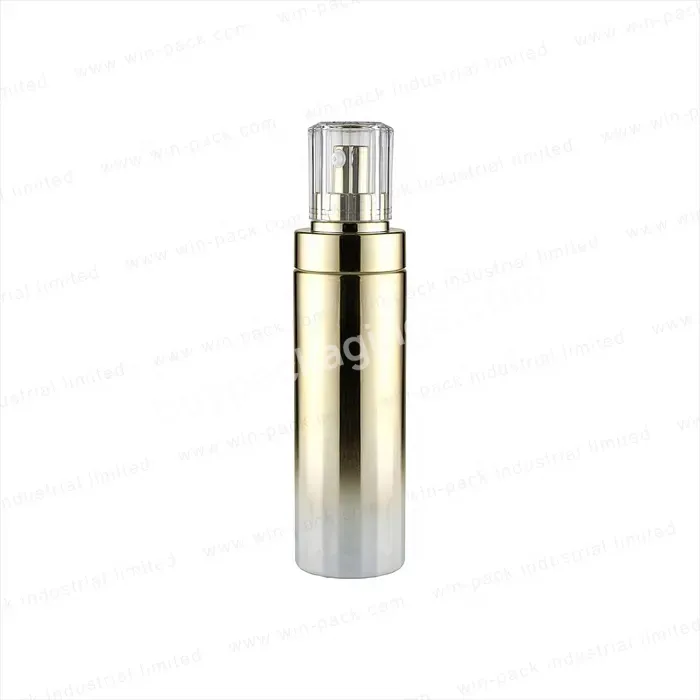 Cosmetic Packaging 15ml 30ml 60ml 80ml 200ml Gold Glass Spray Bottles Full Set Frosted Amber Glass Bottle With Gold Pump