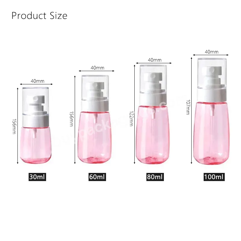 Cosmetic Packaging Mist Spray Portable Hair Powder Pump Bottle For Styling