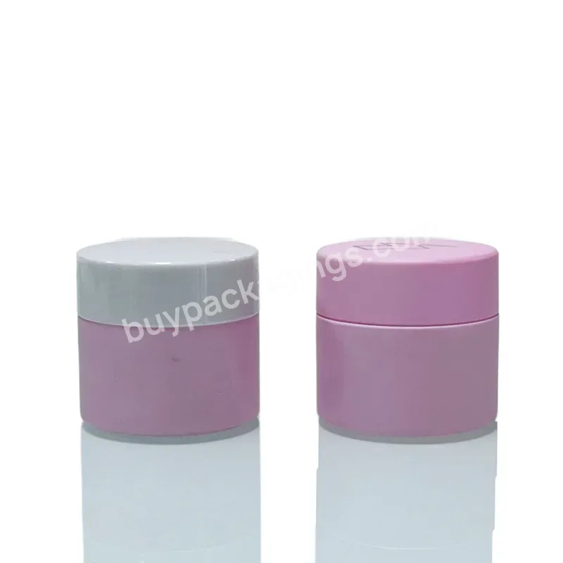 Cosmetic Packaging Oem Pink Matte Frosted 5g 10g 20g 30g 50g 100g Glass Cream Jar With Lid - Buy 1 Ounce Cosmetic Glass Jar,5g 10g 20g 30g 50g 100g Glass Face Eye Lotion Cream Jar,Skin Care Bottle Cosmetic Glass Jar.