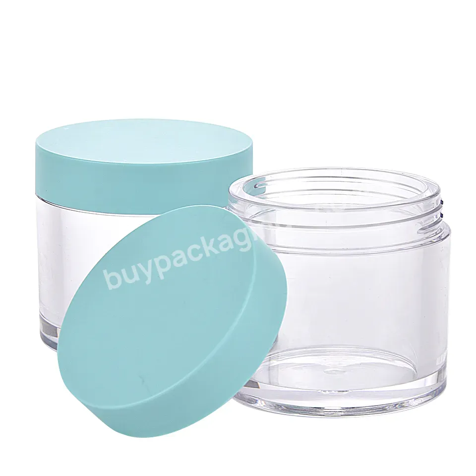 Cosmetic Packaging Round 200g Pet Material Cosmetic Jar Cream Transparent Screw Cap Cream Jar