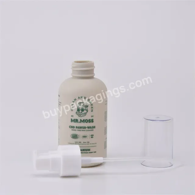 Cosmetic Packaging Set Available Plastic Boston Round Lotion Bottle For Skincare