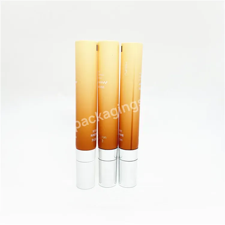 Cosmetic Packaging Tube With Metal Ball Massage Round Tube For Eye Cream Plastic Tube