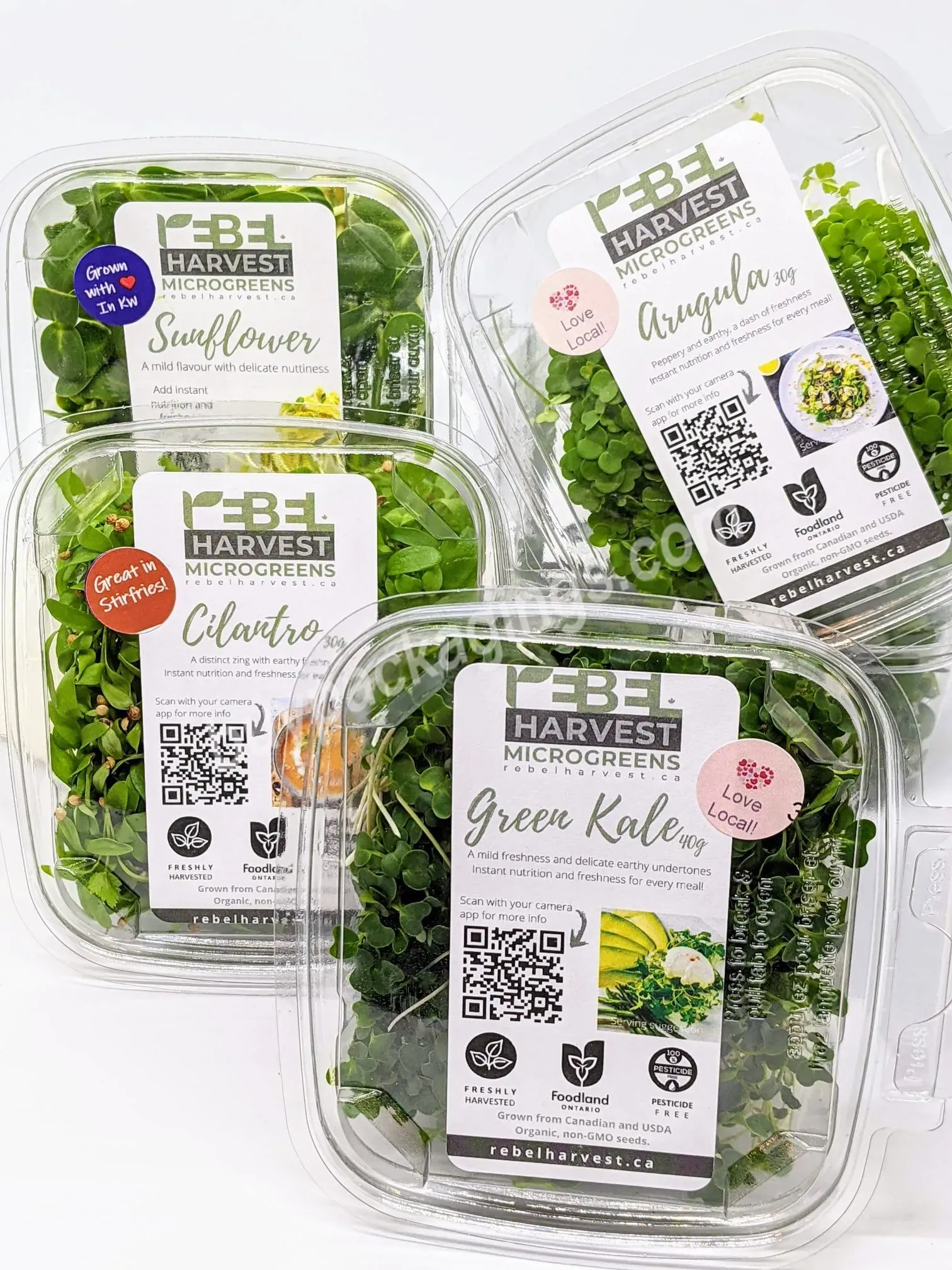 Cosmetic Packing And Product Label Stickers For Food Salad Labels Packaging Labels Food Stickers