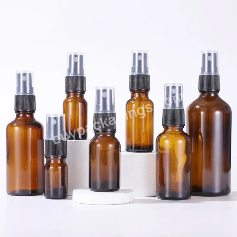 Cosmetic Perfume Bottle 5ml 10ml15ml 20ml 30ml 50ml 100ml Amber Color Spray Fine Oil Bottle