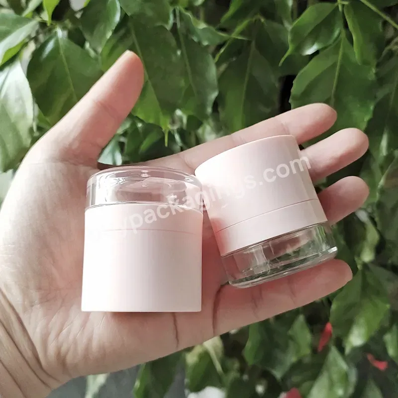 Cosmetic Plastic Jars 10g 15g Powder Container Loose Powder Jar With Sifter