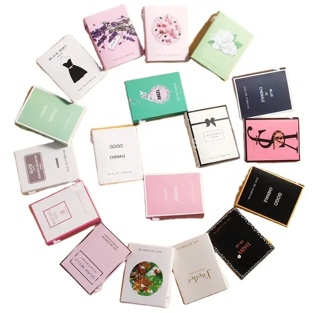 Cosmetic Sample Packaging Card Paper Card Perfume Holder Paper Card