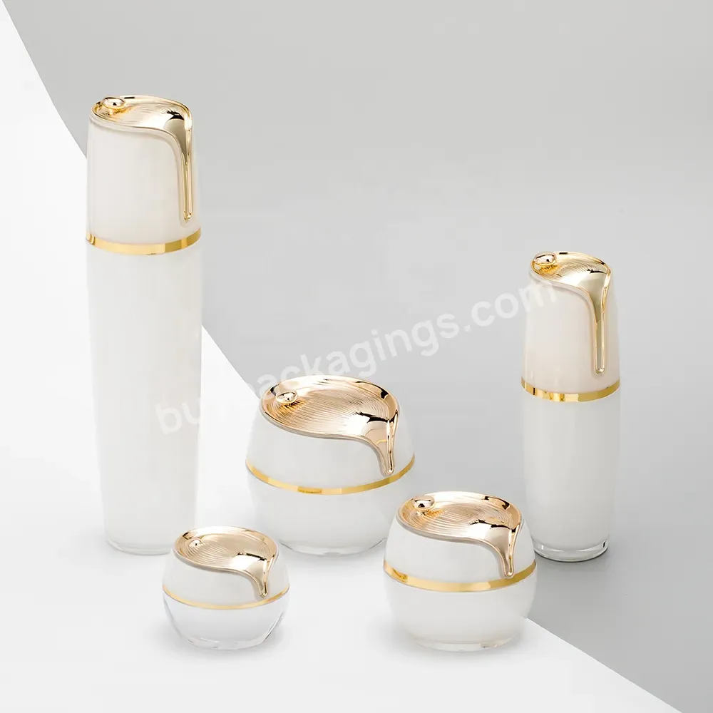 Cosmetic Set Packaging Bottles 10g 20g 30g Cream Jar 30ml 80ml Empty Luxury Acrylic Cosmetics Lotion Bottle With Pump - Buy Empty Lotion Bottle,Cosmetic Set Packaging Bottles,30g Cream Jar.