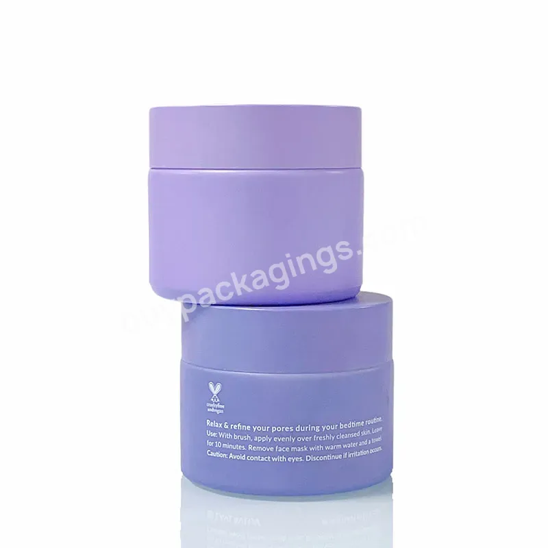 Cosmetic Skincare Packaging 30g 50g 60g Matte Blue Frosted Purple Jar Empty Eye Face Hand Cream Ceramic Glass Jar - Buy 100g 200ml Cosmetic Skincare Packaging 15g Eye Cream Ceramic Glass Jar Lotion,5g 10g 30g 50g Frosted Blue Jar Empty Eye Face Hand