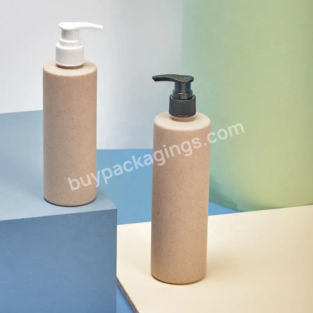 Cosmetic Wheatgrass Lotion Bottles Kinds Of Eco-friendly Degradable Luxury Factory Selling All Eco Friendly Cosmetic Packaging